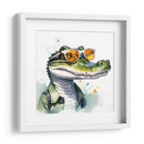 Cocodrilo a la moda - Mavel Per | Cuadro decorativo de Canvas Lab