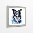 Border Collie Perro con ropa deportiva - Mavel Per | Cuadro decorativo de Canvas Lab