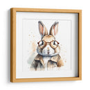 Conejo con lentes - Mavel Per | Cuadro decorativo de Canvas Lab