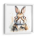 Conejo con lentes - Mavel Per | Cuadro decorativo de Canvas Lab
