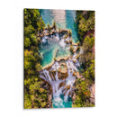 Cascada El Meco vista cenital - Guillermo Aparicio | Cuadro decorativo de Canvas Lab