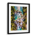 Cascada El Meco vista cenital - Guillermo Aparicio | Cuadro decorativo de Canvas Lab