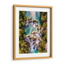 Cascada El Meco vista cenital - Guillermo Aparicio | Cuadro decorativo de Canvas Lab