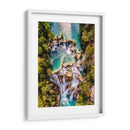 Cascada El Meco vista cenital - Guillermo Aparicio | Cuadro decorativo de Canvas Lab