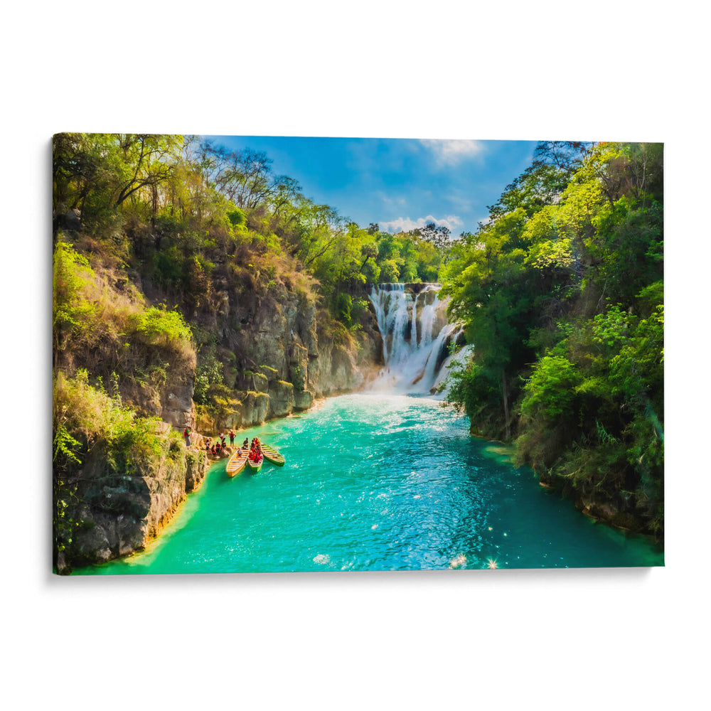 Cascada El Meco Huasteca Potosina - Guillermo Aparicio | Cuadro decorativo de Canvas Lab