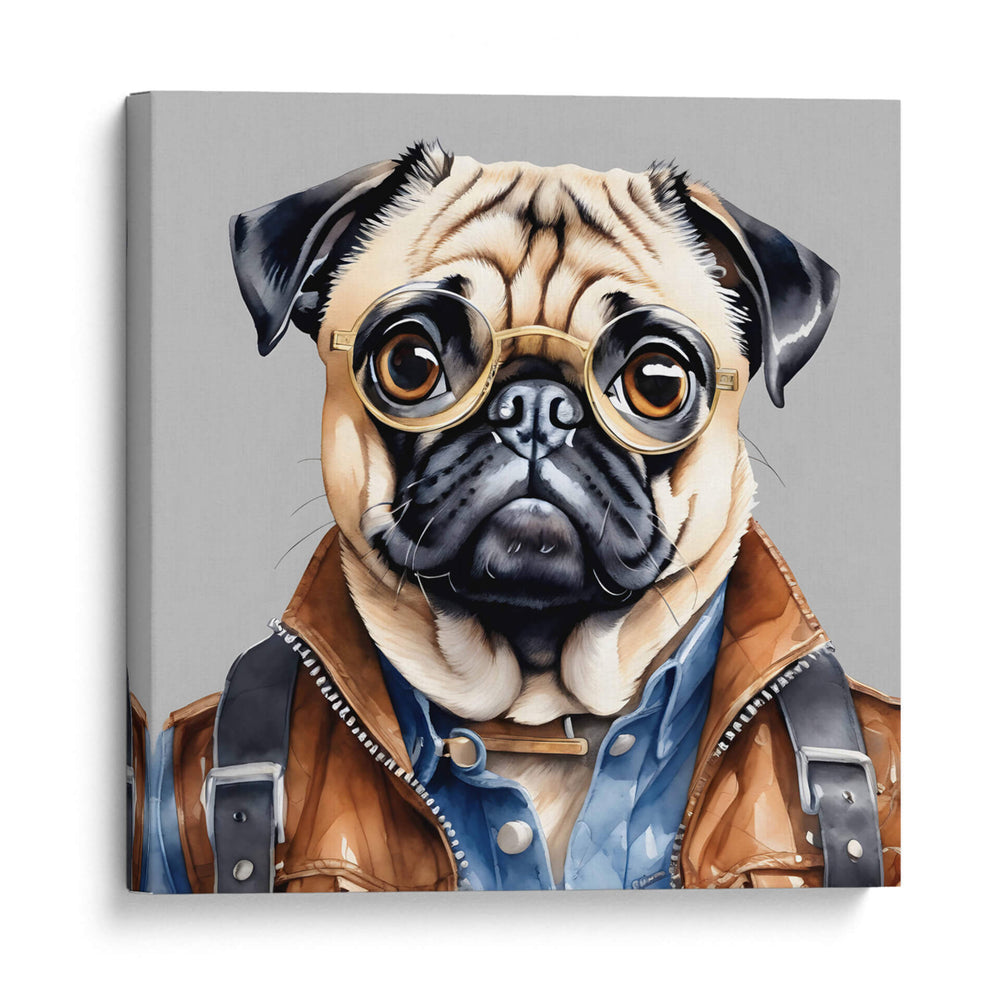 Pug a la moda - Mavel Per | Cuadro decorativo de Canvas Lab