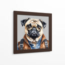 Pug a la moda - Mavel Per | Cuadro decorativo de Canvas Lab