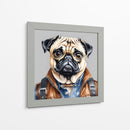 Pug a la moda - Mavel Per | Cuadro decorativo de Canvas Lab