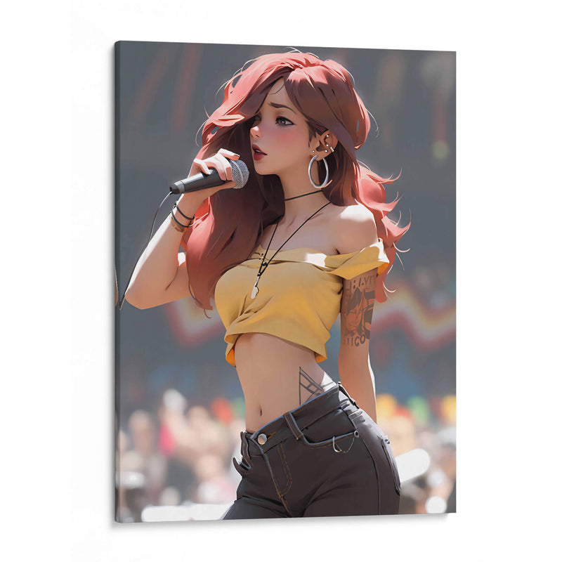Las Chicas de la Banda - La Cantante - DeLaVegaGaming | Cuadro decorativo de Canvas Lab