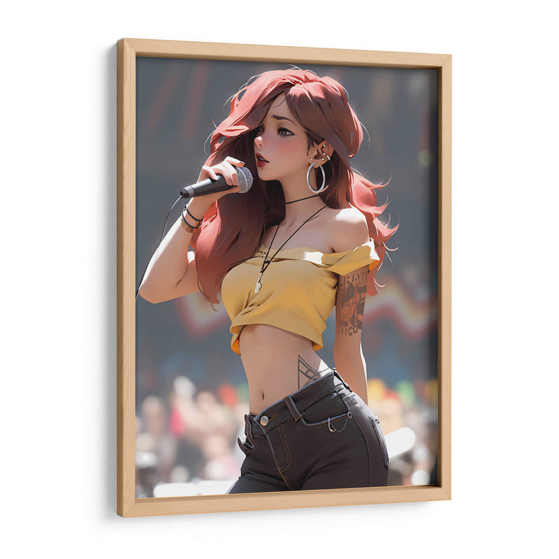 Las Chicas de la Banda - La Cantante - DeLaVegaGaming | Cuadro decorativo de Canvas Lab