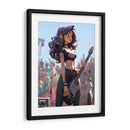 Las Chicas de la Banda - La Guitarrista - DeLaVegaGaming | Cuadro decorativo de Canvas Lab