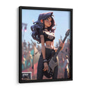 Las Chicas de la Banda - La Guitarrista - DeLaVegaGaming | Cuadro decorativo de Canvas Lab