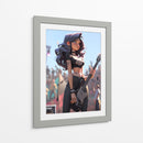 Las Chicas de la Banda - La Guitarrista - DeLaVegaGaming | Cuadro decorativo de Canvas Lab