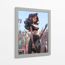 Las Chicas de la Banda - La Guitarrista - DeLaVegaGaming | Cuadro decorativo de Canvas Lab
