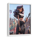 Las Chicas de la Banda - La Guitarrista - DeLaVegaGaming | Cuadro decorativo de Canvas Lab
