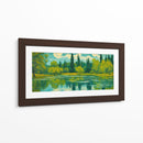 Paisaje azul y verde al estilo Vicent Van Gogh - Mavel Per | Cuadro decorativo de Canvas Lab