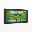 Paisaje azul y verde al estilo Vicent Van Gogh - Mavel Per | Cuadro decorativo de Canvas Lab