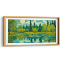 Paisaje azul y verde al estilo Vicent Van Gogh - Mavel Per | Cuadro decorativo de Canvas Lab