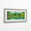 Paisaje azul y verde al estilo Vicent Van Gogh - Mavel Per | Cuadro decorativo de Canvas Lab