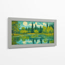 Paisaje azul y verde al estilo Vicent Van Gogh - Mavel Per | Cuadro decorativo de Canvas Lab