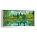 Paisaje azul y verde al estilo Vicent Van Gogh - Mavel Per | Cuadro decorativo de Canvas Lab