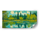 Paisaje azul y verde al estilo Vicent Van Gogh - Mavel Per | Cuadro decorativo de Canvas Lab