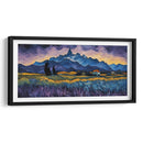 Paisaje Violeta al estilo Vicent Van Gogh - Mavel Per | Cuadro decorativo de Canvas Lab