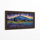 Paisaje Violeta al estilo Vicent Van Gogh - Mavel Per | Cuadro decorativo de Canvas Lab