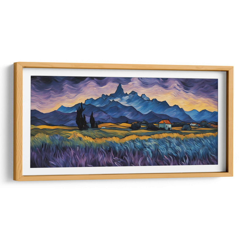 Paisaje Violeta al estilo Vicent Van Gogh - Mavel Per | Cuadro decorativo de Canvas Lab