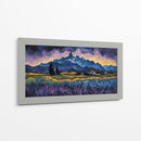 Paisaje Violeta al estilo Vicent Van Gogh - Mavel Per | Cuadro decorativo de Canvas Lab