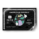 Scratchy Amex - Khevth Art | Cuadro decorativo de Canvas Lab