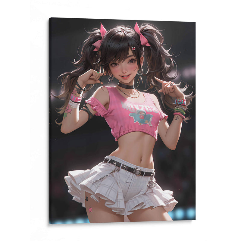 La Chica Kpop - 1 - DeLaVegaGaming | Cuadro decorativo de Canvas Lab