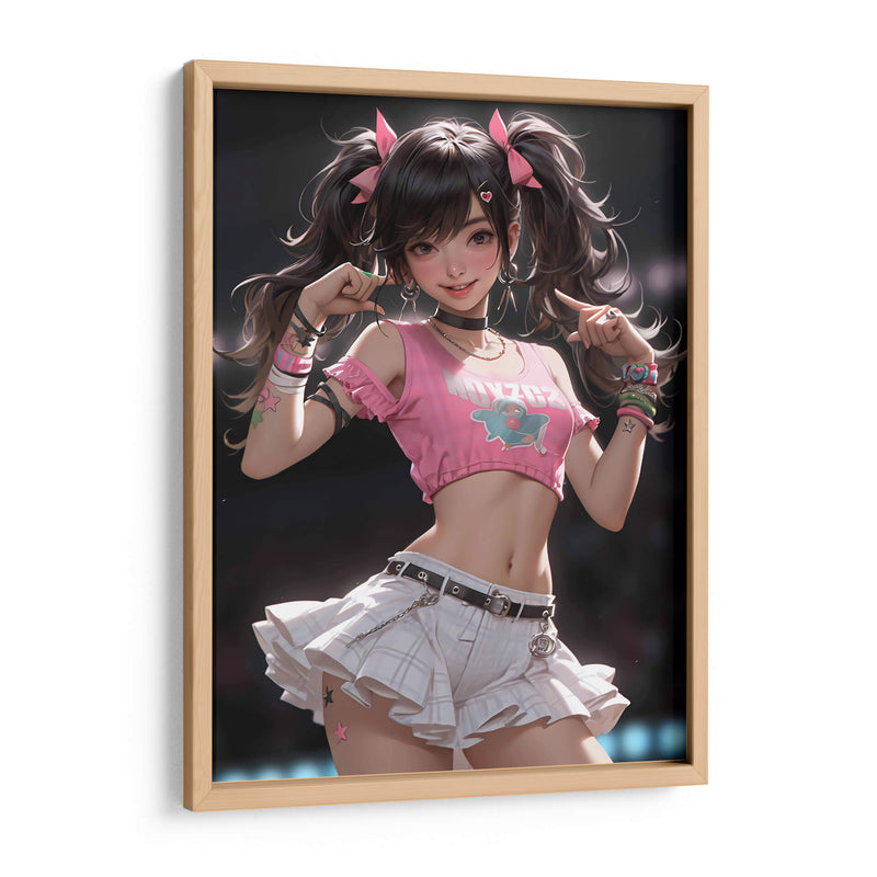 La Chica Kpop - 1 - DeLaVegaGaming | Cuadro decorativo de Canvas Lab