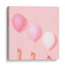 Tres globos rosas | Cuadro decorativo de Canvas Lab