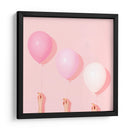 Tres globos rosas | Cuadro decorativo de Canvas Lab
