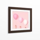 Tres globos rosas | Cuadro decorativo de Canvas Lab