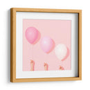 Tres globos rosas | Cuadro decorativo de Canvas Lab