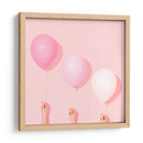 Tres globos rosas | Cuadro decorativo de Canvas Lab