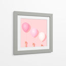 Tres globos rosas | Cuadro decorativo de Canvas Lab