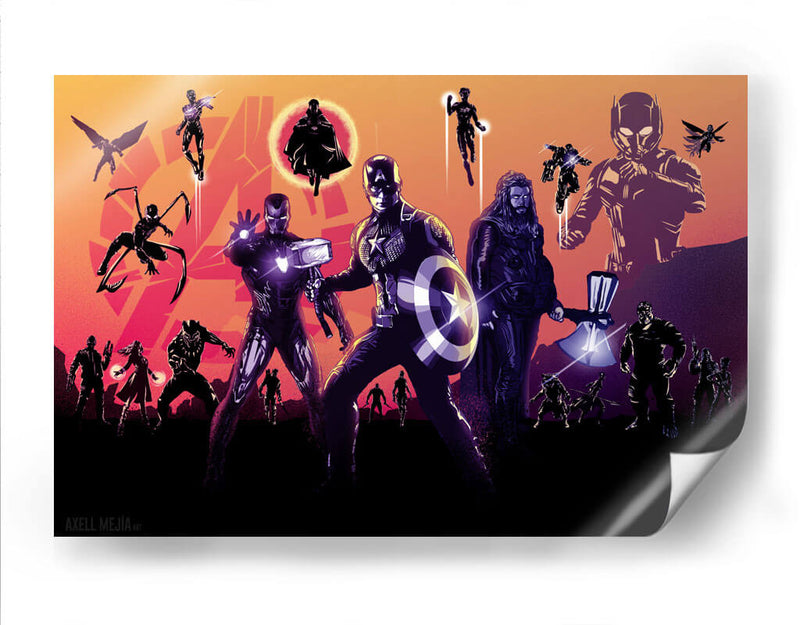 Avengers Assemble - Axell Mejía Art | Cuadro decorativo de Canvas Lab