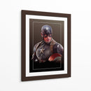 Capitán América - Axell Mejía Art | Cuadro decorativo de Canvas Lab