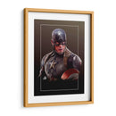 Capitán América - Axell Mejía Art | Cuadro decorativo de Canvas Lab