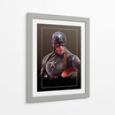 Capitán América - Axell Mejía Art | Cuadro decorativo de Canvas Lab