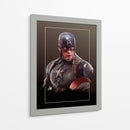 Capitán América - Axell Mejía Art | Cuadro decorativo de Canvas Lab