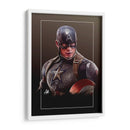 Capitán América - Axell Mejía Art | Cuadro decorativo de Canvas Lab