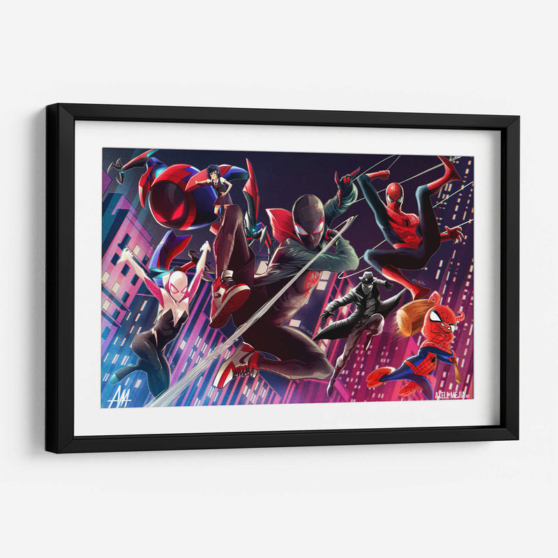 Into the Spiderverse Art - Axell Mejía Art | Cuadro decorativo de Canvas Lab