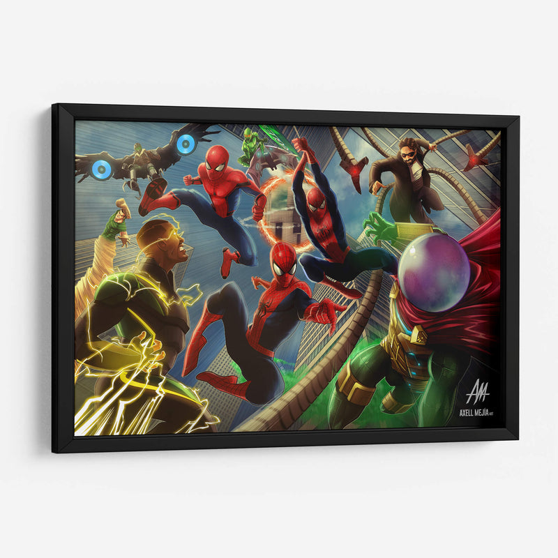 Sinister 6 Battle - Axell Mejía Art | Cuadro decorativo de Canvas Lab