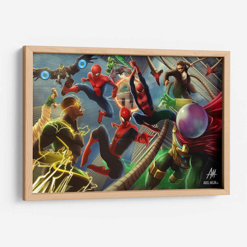 Sinister 6 Battle - Axell Mejía Art | Cuadro decorativo de Canvas Lab