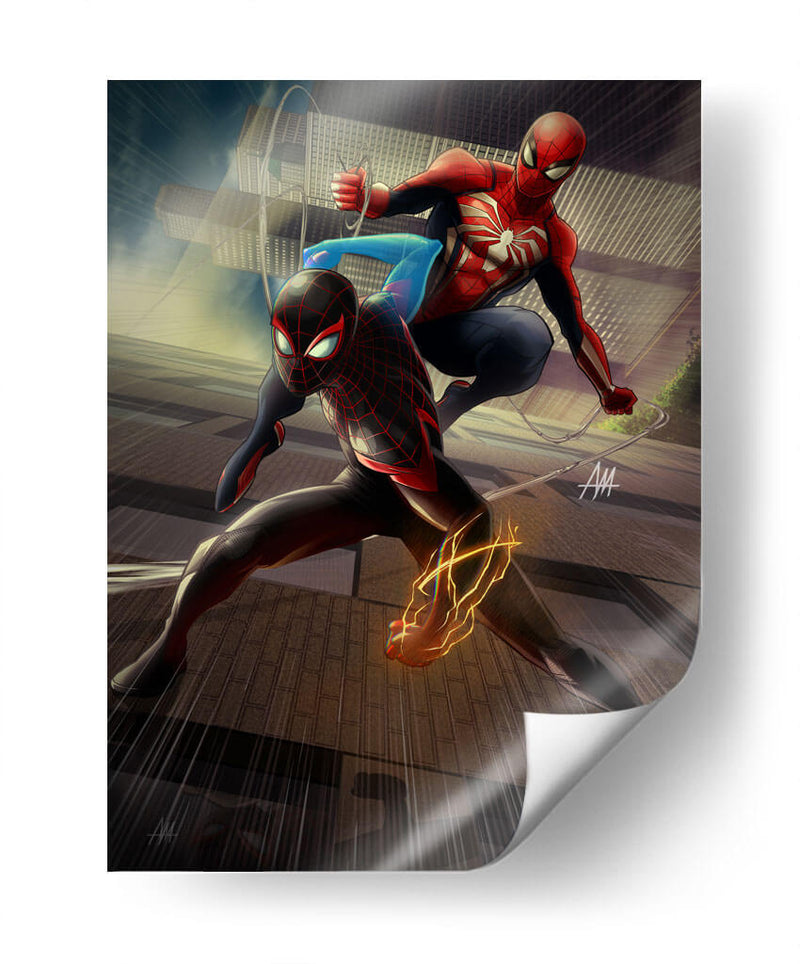 Spider-Men - Axell Mejía Art | Cuadro decorativo de Canvas Lab