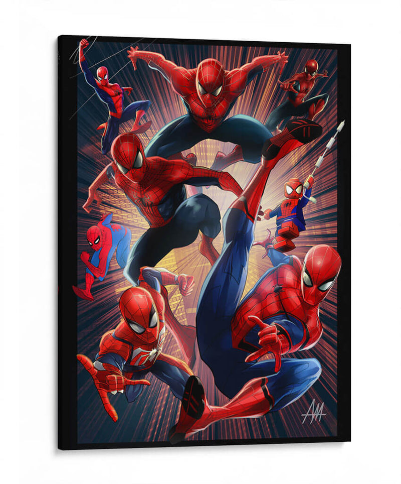 Spider-Verse - Axell Mejía Art | Cuadro decorativo de Canvas Lab